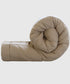 Soft Comfort Solid Double AC Comforter, French Roast|200 GSM Micro Polyester|Reversible