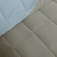 Soft Comfort Solid Double AC Blanket/Comforter, Blue Fog|200 GSM Micro Polyester|Reversible