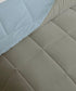 Soft Comfort Solid Double AC Comforter, Blue Fog|200 GSM Micro Polyester|Reversible
