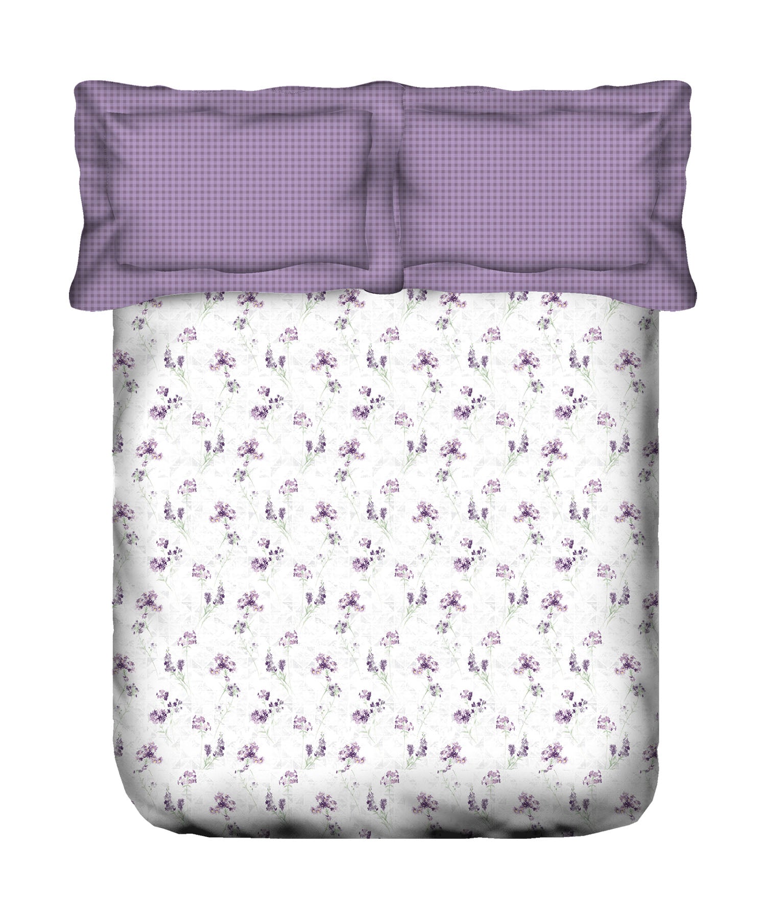 Aroma Bedsheet Set , 144 TC , 100% Cotton LAVENDER