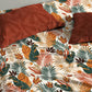 Urban Comfort Queen Bedsheet Set, Tropicana Wine Red| 120 GSM Cotton| 2 Pillow Covers