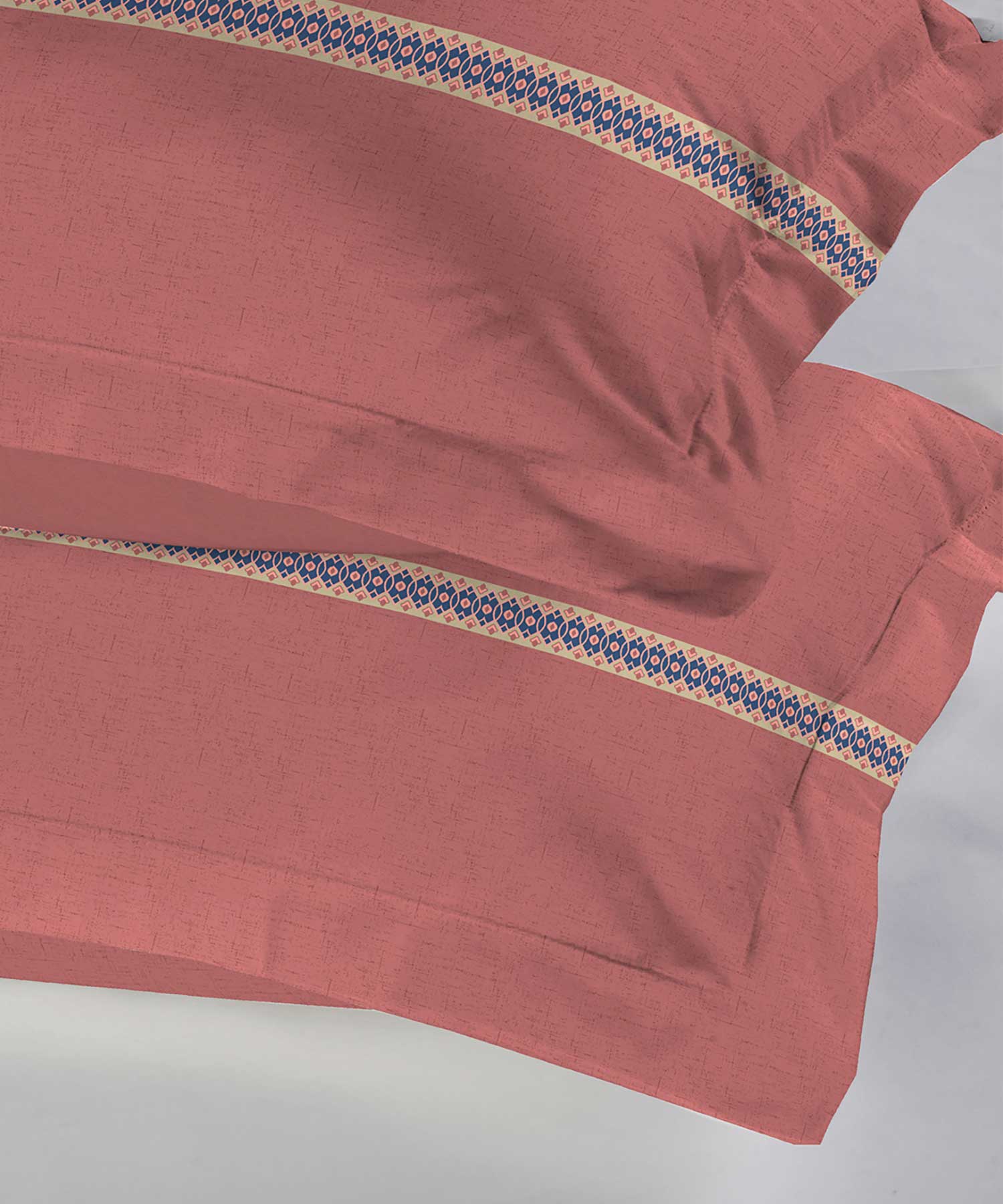 Soft Comfort Pillowcase Set,210 TC, 100% Cotton, Earthy Tale