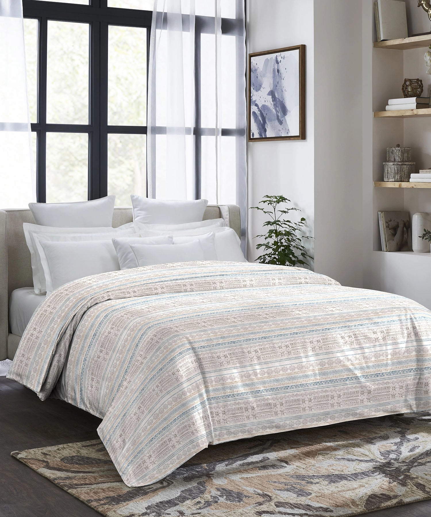Indulgence Double AC Blanket/Comforter, Willow | 200 GSM Cotton Poly