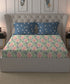 Comfort Living Queen Bedsheet Set, Serene Blue| 120 TC Cotton|2 Pillow Cover