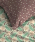 Comfort Living Queen Bedsheet Set, Serene Brown| 120 TC Cotton|2 Pillow Cover