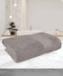 Soft Comfort 1Pc Bath Towel, Charcoal|509 GSM Cotton|Air Rich Technology