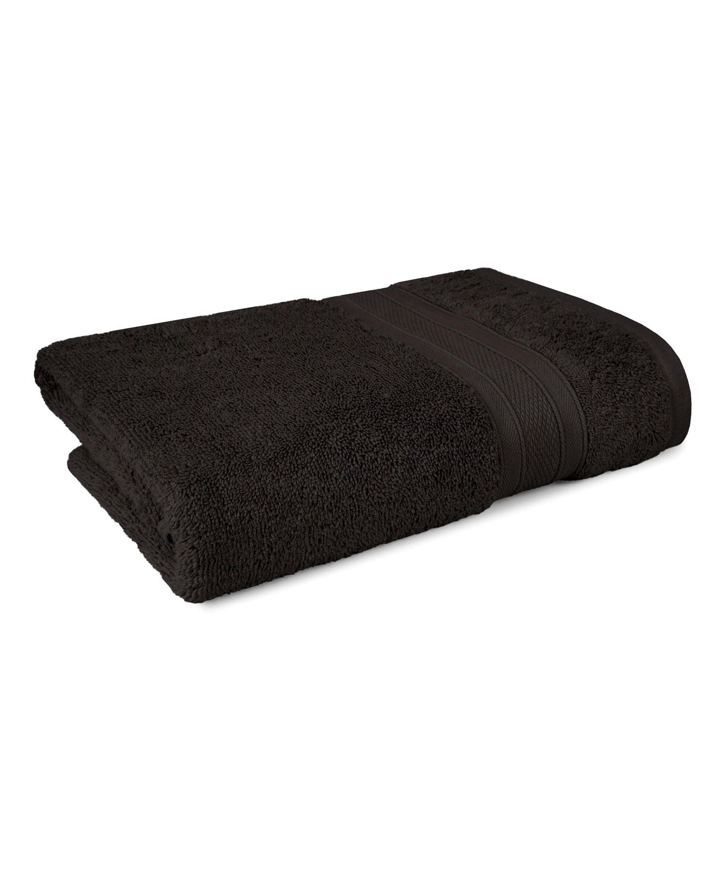 Soft Comfort 1Pc Bath Towel, Allure Black|509 GSM Cotton|Air Rich Technology