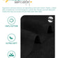 Soft Comfort 1Pc Bath Towel, Allure Black|509 GSM Cotton|Air Rich Technology