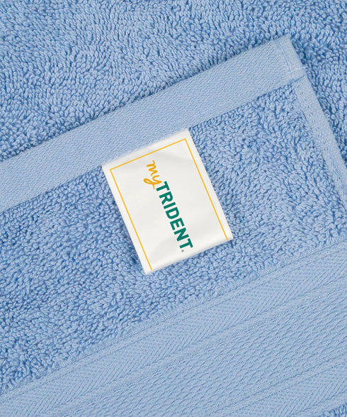Soft Comfort 1Pc Bath Towel, Allure Blue|509 GSM Cotton|Air Rich Technology