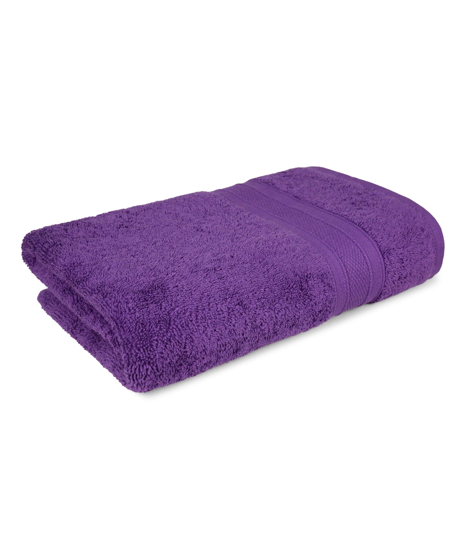Soft Comfort 1Pc Bath Towel, Plum|509 GSM Cotton|Air Rich Technology