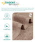 Soft Comfort 4Pc Hand Towel Set, Acron Brown|509 GSM Cotton|Air Rich Technology