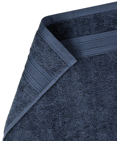 Soft Comfort 4Pc Hand Towel Set,Navy Blue|509 GSM Cotton|Air Rich Technology