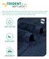 Soft Comfort 4Pc Hand Towel Set,Navy Blue|509 GSM Cotton|Air Rich Technology