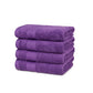 Soft Comfort 4Pc Hand Towel Set,Plum|509 GSM Cotton|Air Rich Technology