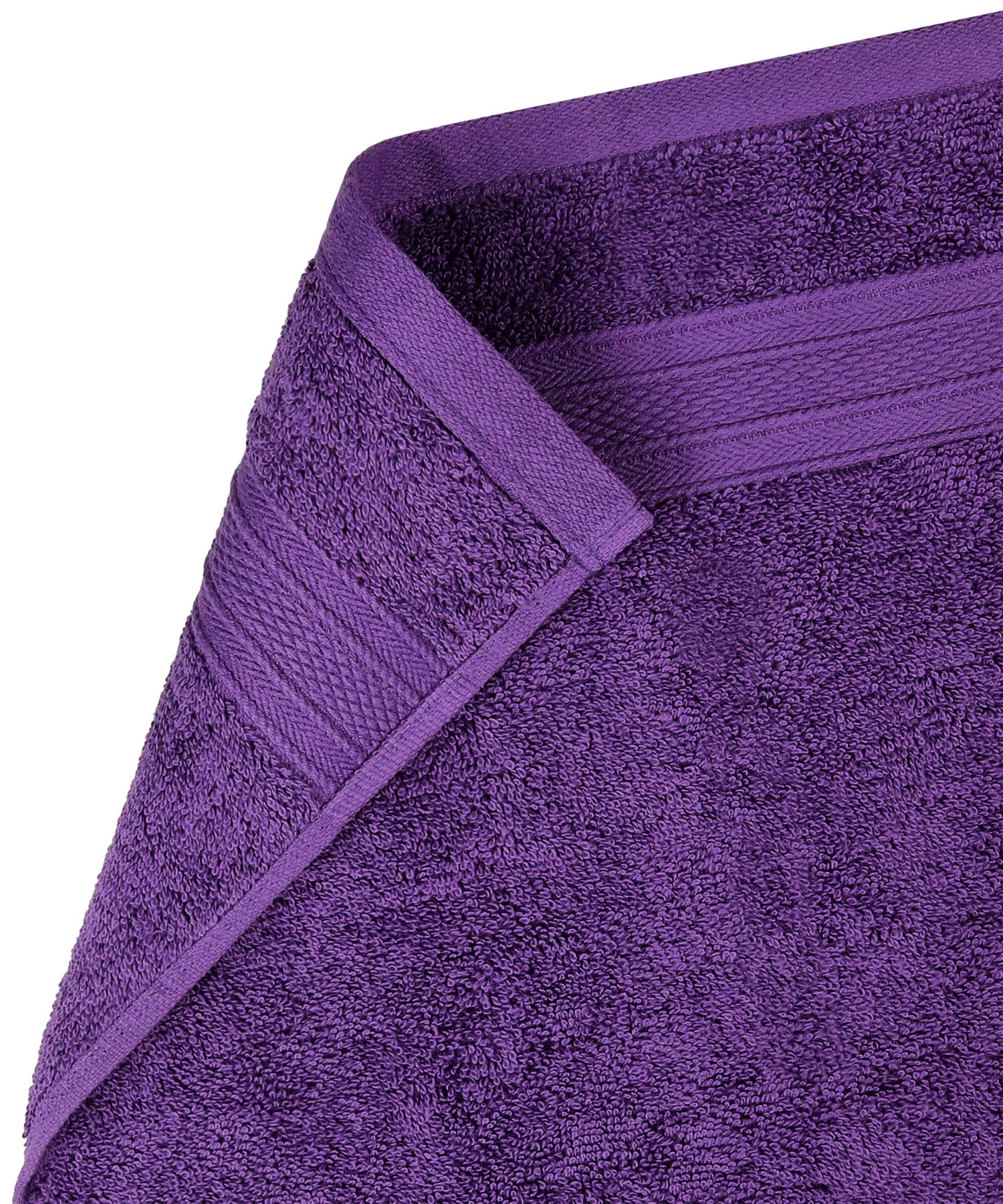 Soft Comfort 4Pc Hand Towel Set,Plum|509 GSM Cotton|Air Rich Technology