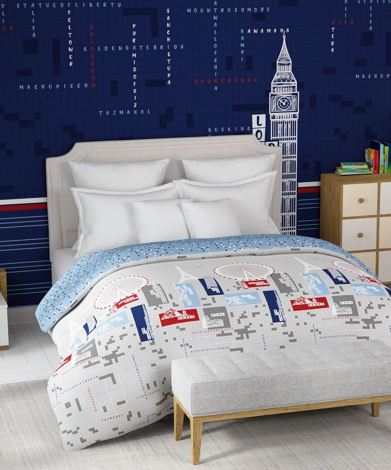 Juniors Double AC Blanket/Comforter, Crossworld|144 TC Cotton