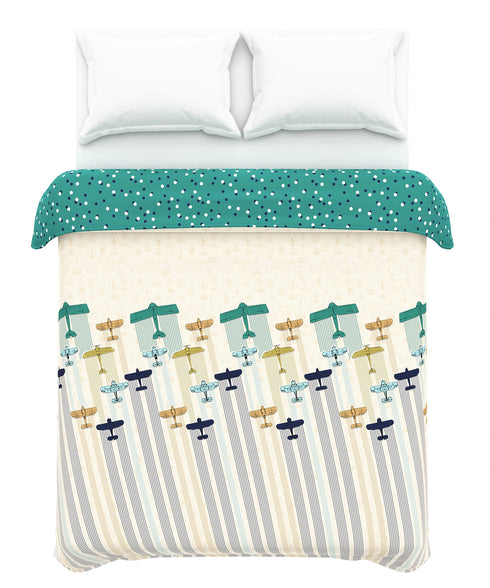 Juniors Double AC Comforter, Passport|144 TC Cotton