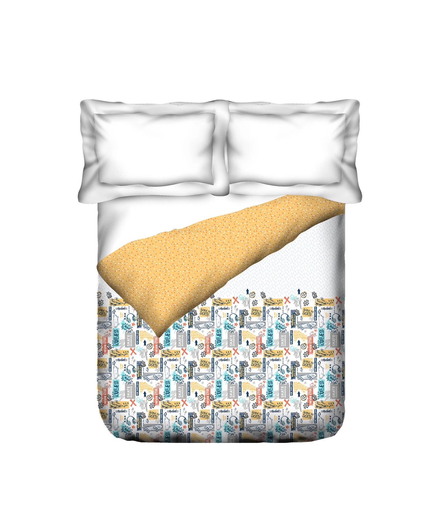 Juniors Double AC Blanket/Comforter, Streetstyle Skate|144 TC Cotton