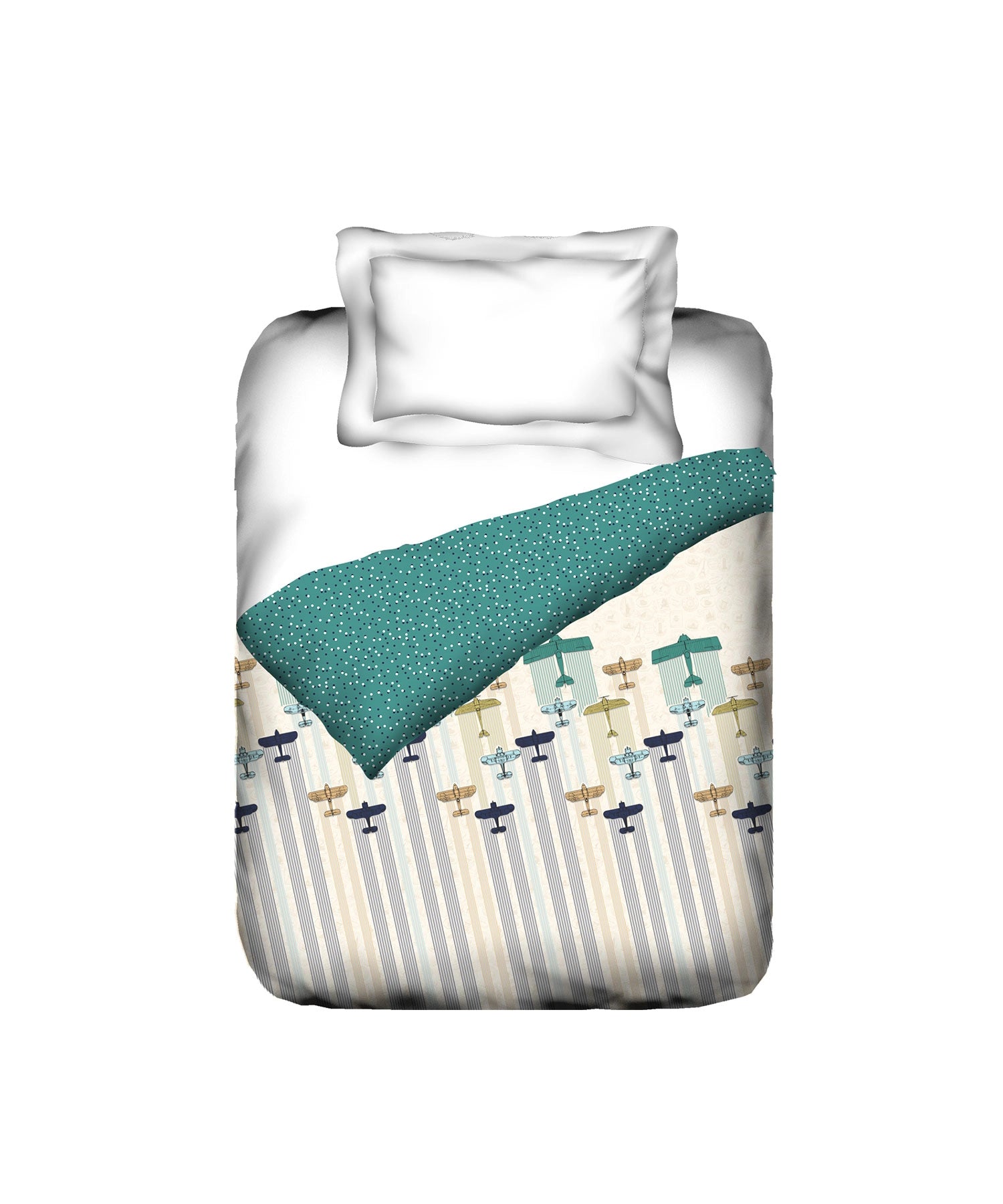 Juniors Single AC Blanket/Comforter, Passport|144 TC Cotton