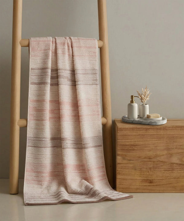Indulgence By The FirePlace Bath Towel, Super Soft, Intricate Design, 600 GSM, Solstice