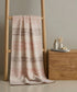 Indulgence By The FirePlace Bath Towel, Super Soft, Intricate Design, 600 GSM, Solstice