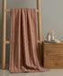 Indulgence By The FirePlace Bath Towel, Super Soft, Intricate Design, 600 GSM, Ginger