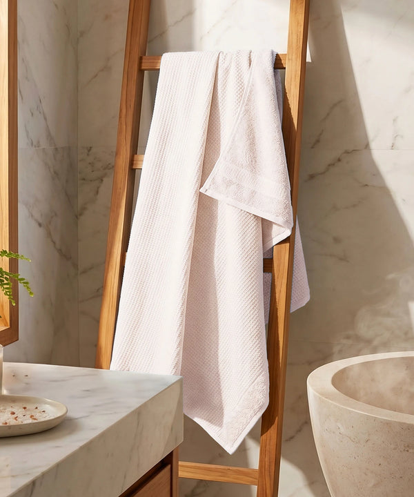 Finesse Fashion Waffle Bath Towel, Peyote|600 GSM Cotton