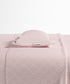 Home Essential Pastel Poetry Geo King Bedsheet, Aldo Blush|144TC Cotton| 2 Pillow Covers