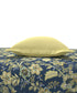 Home Essential King Printed Bedsheet, 144TC, 100% Cotton-Elaila Navy Blue