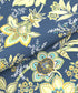 Home Essential King Printed Bedsheet, 144TC, 100% Cotton-Elaila Navy Blue