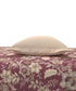 Home Essential King Printed Bedsheet, 144TC, 100% Cotton-Elaila Mauve
