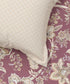 Home Essential King Printed Bedsheet, 144TC, 100% Cotton-Elaila Mauve