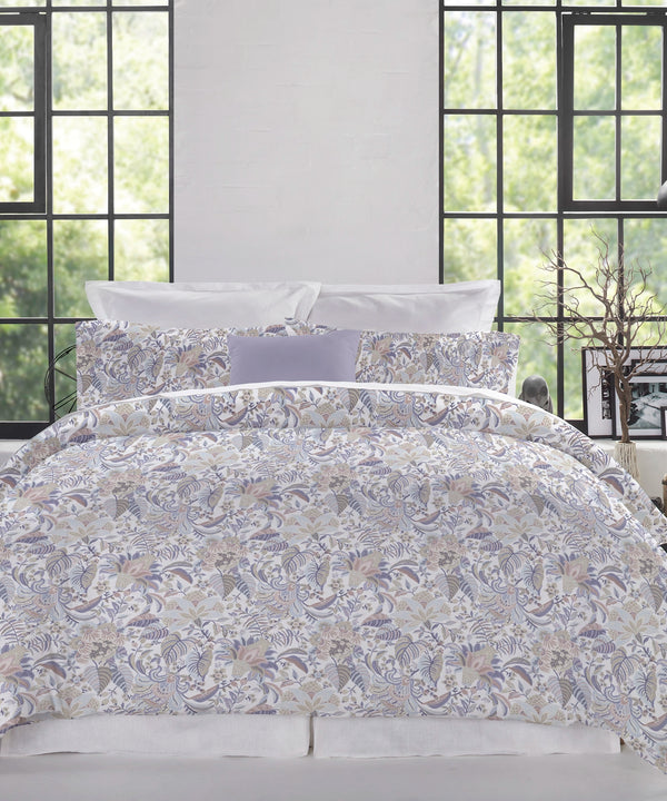 Luxe Home King Bedsheet, Ivy|300 TC Cotton Bamboo|4 Pillow Covers