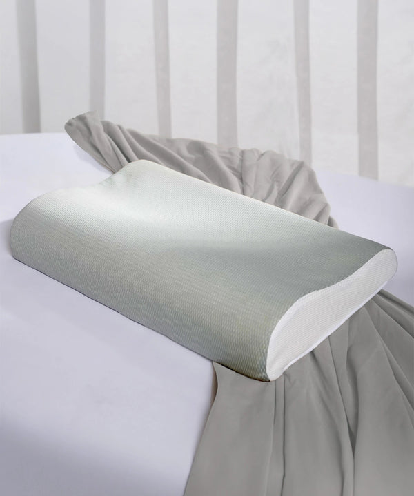 Urban Comfort Contour Cloud Pillow, 35 X 58 CM, Pack of 1, Grey