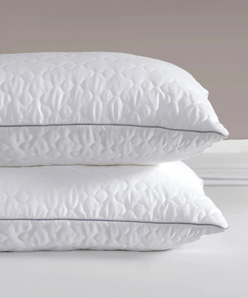 Urban Comfort Quilt Cloud Pillow, 43X69 CM, Pack of 1| White