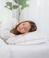 Urban Comfort Quilt Cloud Pillow, 43X69 CM, Pack of 1| White
