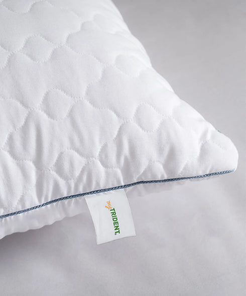 Urban Comfort Quilt Cloud Pillow, 43X69 CM, Pack of 1| White