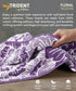 Floral 1 Pc Bath Towel, Purple| 600 GSM Cotton