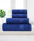Celebration 4Pc Towel set, Midnight Blue | 450 GSM Cotton