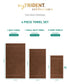 Celebration 4Pc Towel set, Cafe Noir | 450 GSM Cotton