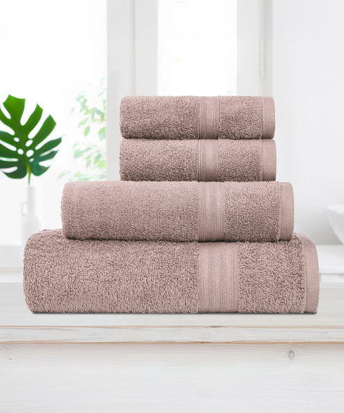 Celebration 4Pc Towel set, Nature Lux | 450 GSM Cotton