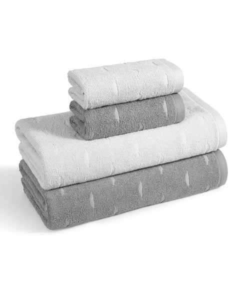 Aroma 4Pc Towel Set, Lily| 500 GSM Cotton