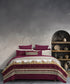 Classic Safarnama King Bedsheet Set, The Golden Chariot| 210 TC Cotton| 4 Pillow Covers