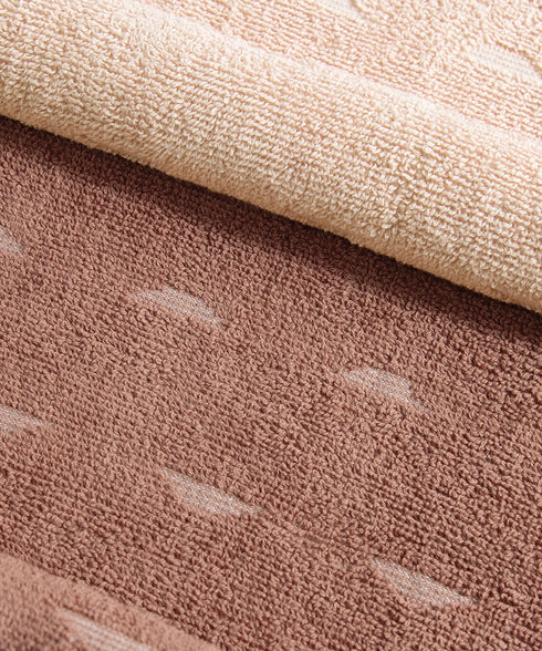 Fragrance 4Pc Towel Set, Sandalwood| 500 GSM Cotton
