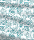 Urban Comfort Queen Bedsheet Set, Juliet Blue |144 TC Cotton| 2 Pillow Covers