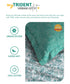Urban Comfort Queen Bedsheet Set, Juliet Blue |144 TC Cotton| 2 Pillow Covers