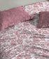 Urban Comfort Queen Bedsheet Set, Juliet Pink |144 TC Cotton| 2 Pillow Covers