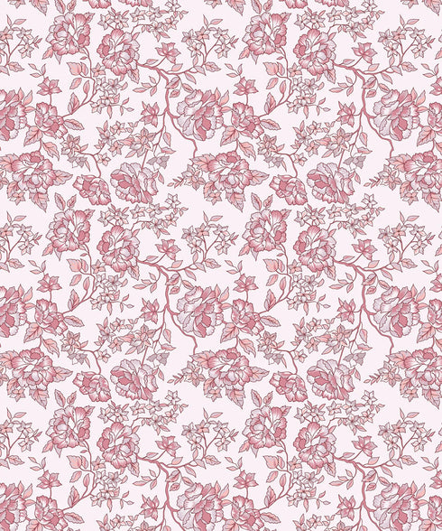 Urban Comfort Single Bedsheet Set, Juliet Pink|144 TC Cotton| 1 Pillow Covers