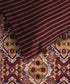 Urban Comfort Single Bedsheet Set, Modern Brown |144 TC Cotton| 1 Pillow Covers