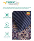 Urban Comfort Single Bedsheet Set, Modern Indigo |144 TC Cotton| 1 Pillow Covers